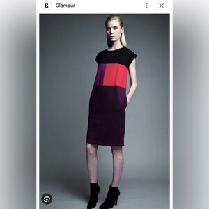Narciso Rodriguez designation for Kohl’s knit colorblock dress